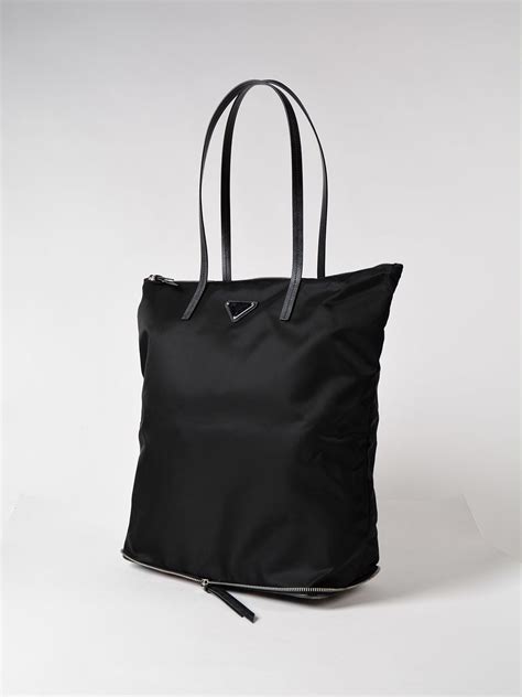 prada hut nylon|prada nylon shopper tote.